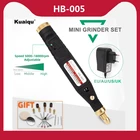 Электрическая мини-шлифовальная машина, 5000-18000 обмин, с регулируемой скоростью, для гравировки, полировки, сверления с 40100 шт. аксессуаров, 18 В постоянного тока