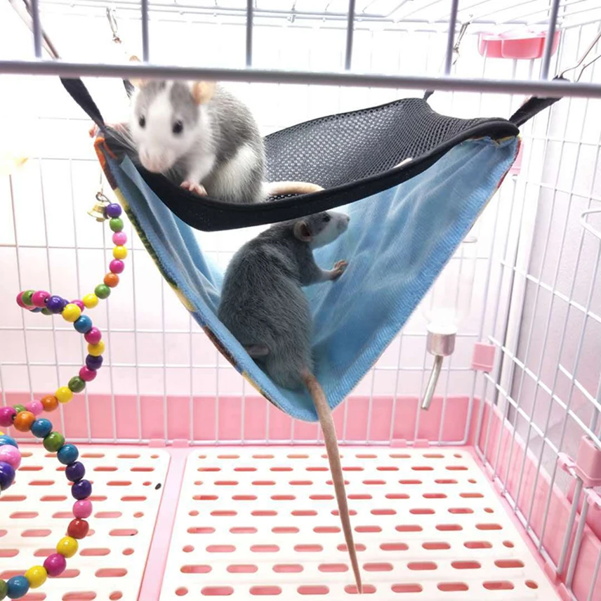 

Pet Hammock Double-layer Hanging Bed Nest Chinchillas Ferrets Guinea Pig Small Animal House Cage Sleeping Hammock Pets Supplies