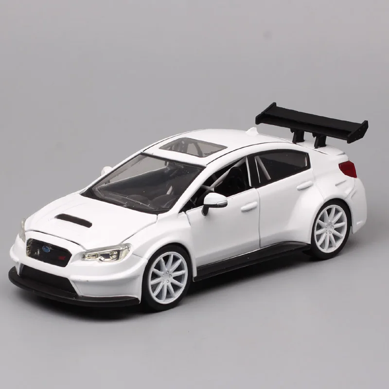 Jada 1/24 Scale 2016 Mr. Little Nobody's Subaru Impreza WRX STI Rally Car Diecast Vehicles Metal Model Fast & Furious White Toys