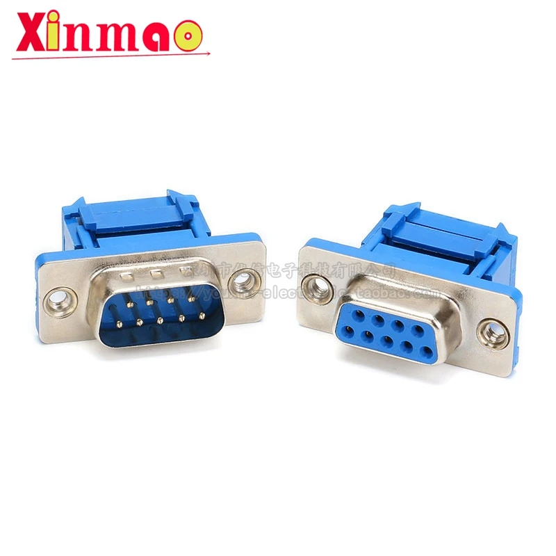 

5 шт., 2 ряда 9-контактных разъёмов DB9