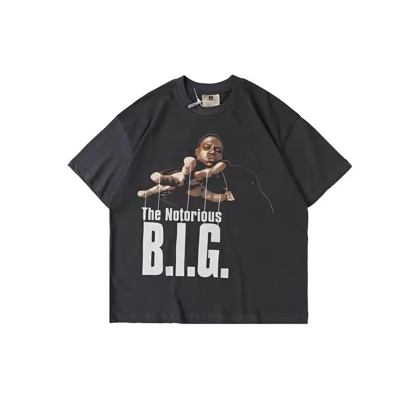 Футболка The Notorious B.I.G Джастин Бибер Винтажные футболки с раком Мужская и женская