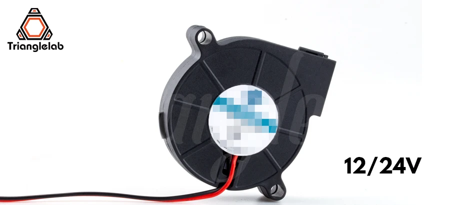 Trianglelab 5015 вентилятор высокого качества шарикоподшипник охлаждающий вентилятор DC 12 В/24 В Бесщеточный Охлаждающий теплоотвод для 3D-принтера