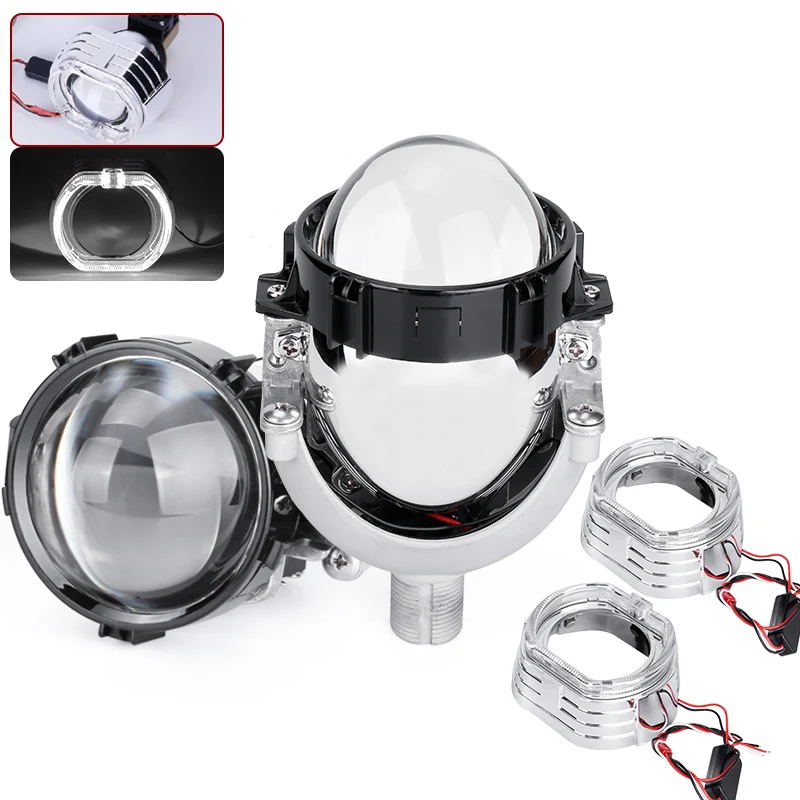 

3.0 Inch Bi-LED Headlight Projector Lenses 30000LM 6000K 4300K 100W H1 H4 H7 9005 9006 HB3 HB4 Car Accessories Retrofit Kit Lens