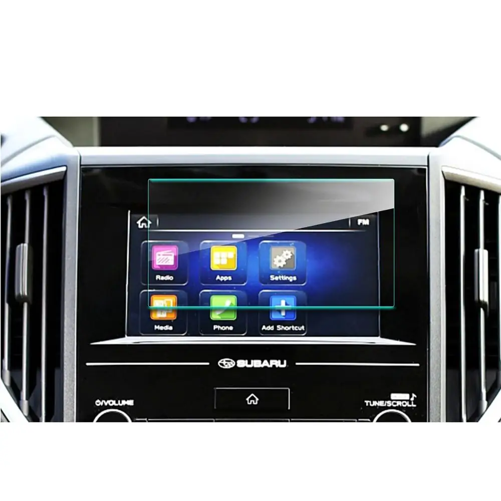 6.5inch LFOTPP For Subaru Forester Car Navigation Tempered Glass Screen Protector Display Film Auto Interior Protective Sticker - Название цвета: 6.5inch