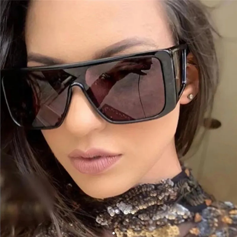 

Windproof Sunglasses Women Men Reflective Oversized Mirror Retro Vintage Sun Glasses Big Eyewear Outdoor Sports Punk Goggles