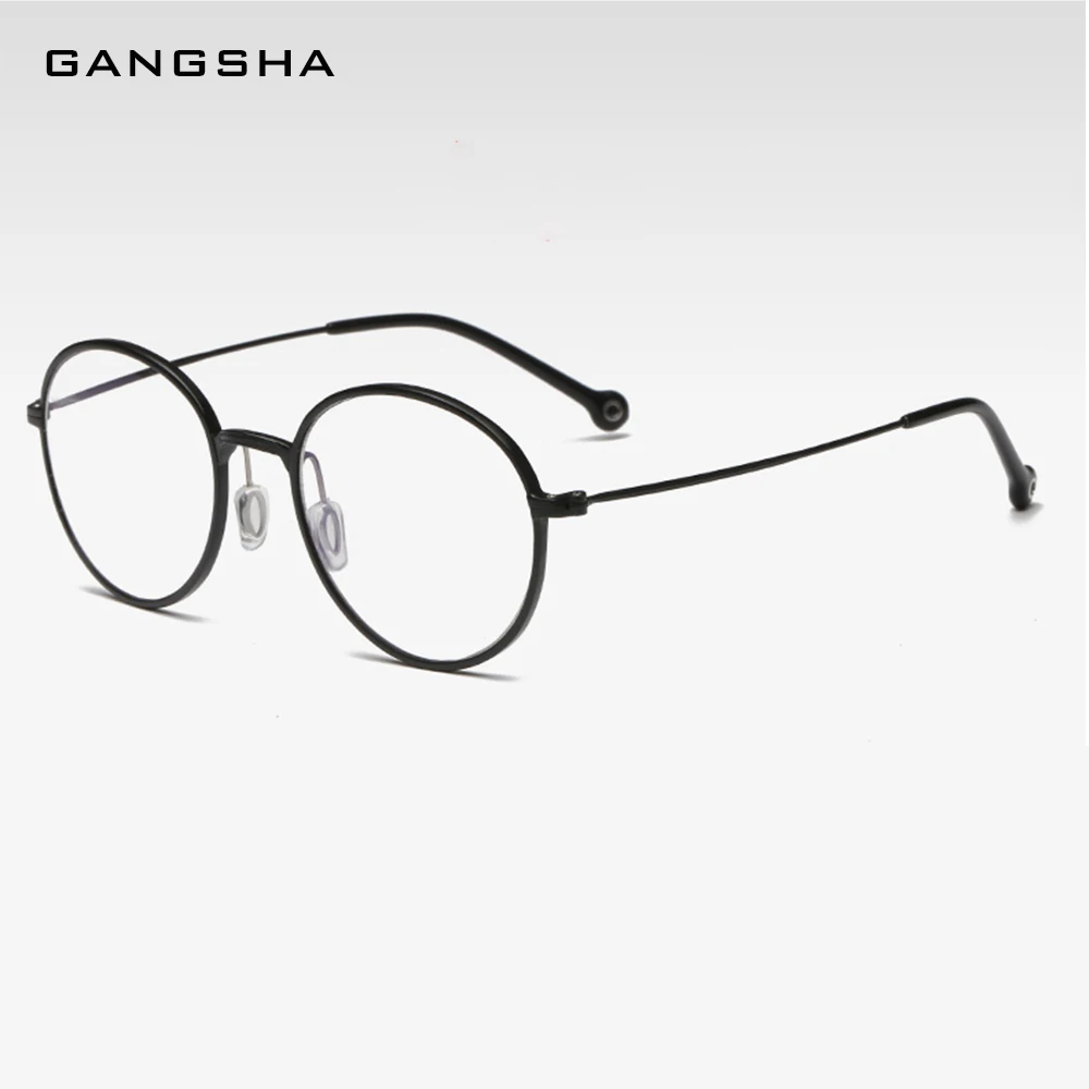 Оправа для очков GANGSHA J803 Мужская/Женская классическая модная винтажная круглая