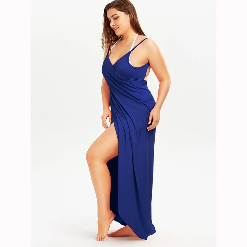 

Summer 2021 women's dress women's Beach skirt solid color women's long skirt beach towel bikini wrap skirt open back swimsuit