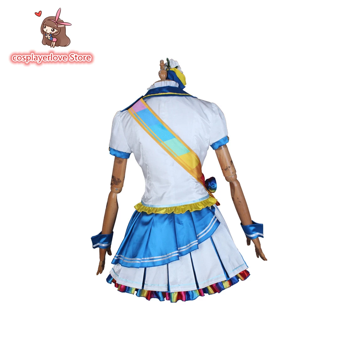 Lovelive радужная Роза Юки сетсуна/Накагава косплей костюм на заказ Хэллоуин