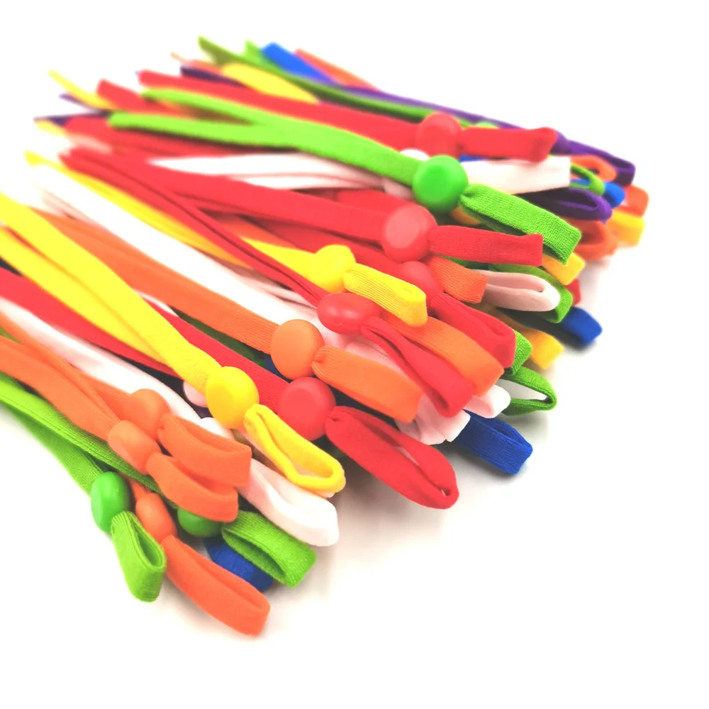 5 мм Красочные ушной шнурки наушник Веревка Регулируемая Маска швейная