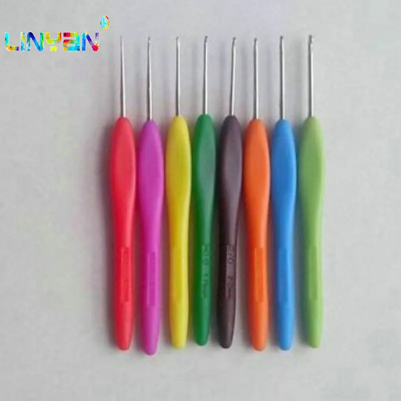 Мягкая ручка игла обувь шапка свитер вязаные иглы инструменты для переплетения 8