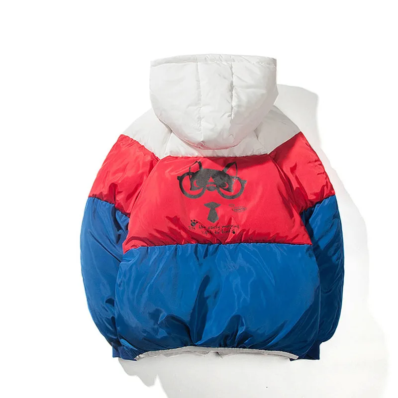 2021 Dames Jassen Winter Thickened Cotton-padded Jacket Women Loose Couple Bread Coat Manteau Femme Hiver Kawaii Parka | Женская одежда