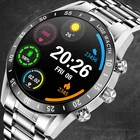 Смарт-часы LIGE мужские водонепроницаемые с пульсометром и тонометром