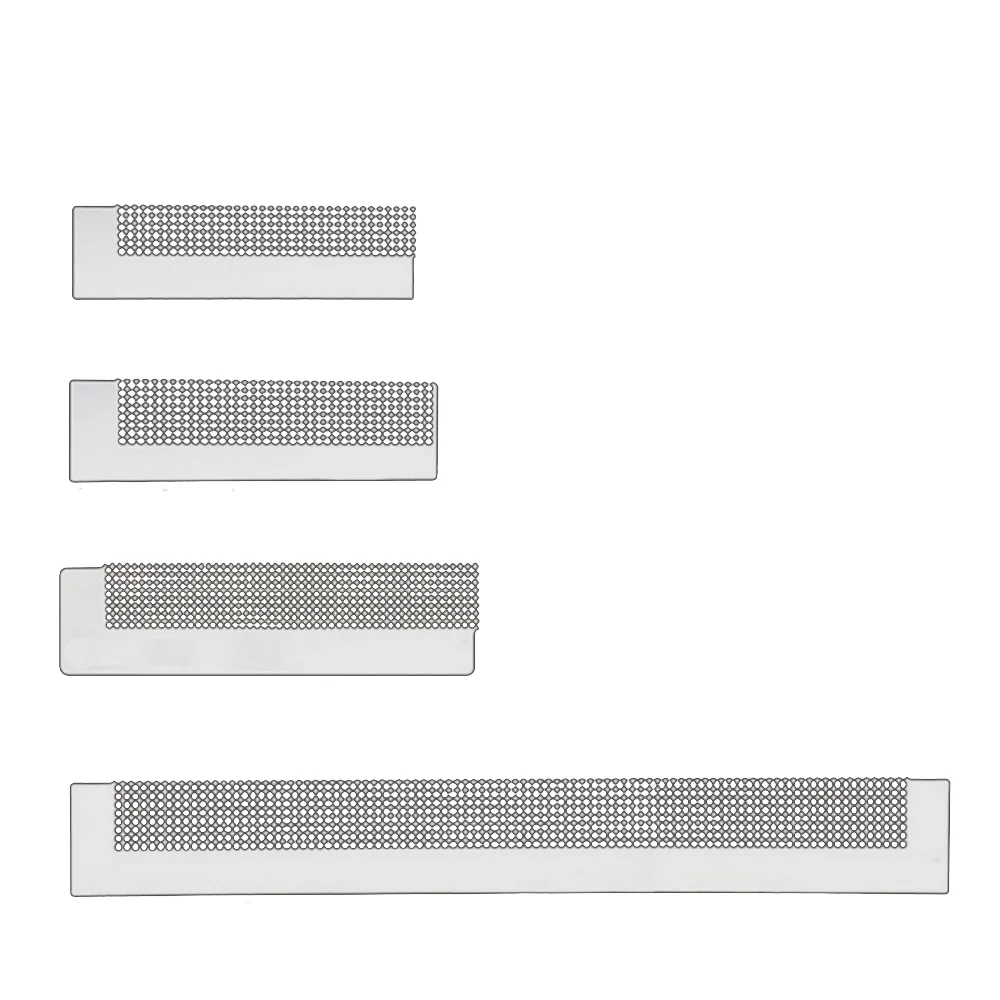 Линейка для рисования из нержавеющей стали 50 ячеек 141 мм | Дом и сад