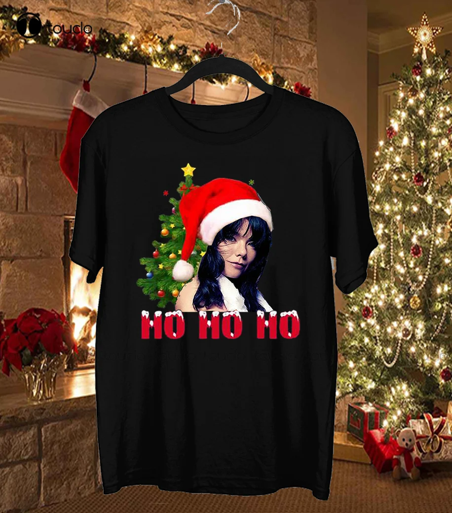 

Bjork Debut Ho Ho Ho Christmas T Shirt Graphic Tshirts For Women Custom Aldult Teen Unisex Digital Printing Xs-5Xl Tshirt