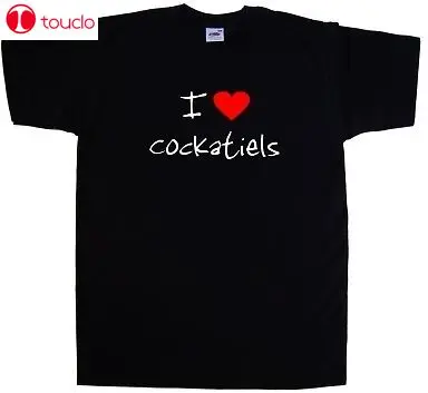 

I Love Heart Cockatiels T-Shirt Unisex Women Men Tee Shirt