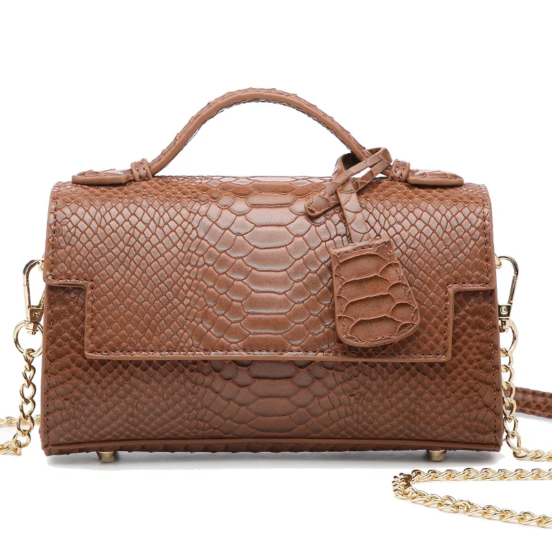 Сумка-тоут из экокожи питона сумка через плечо с принтом под змеиную кожу жен