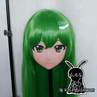 rb675quality handmade femalegirl resin japanese anime cartoon character cosplay kochiya sanae kigurumi mask