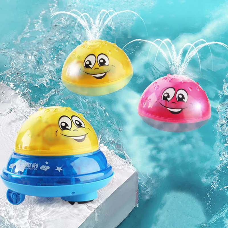 Детские игрушки для ванной индукционный разбрызгиватель с электрисветильник