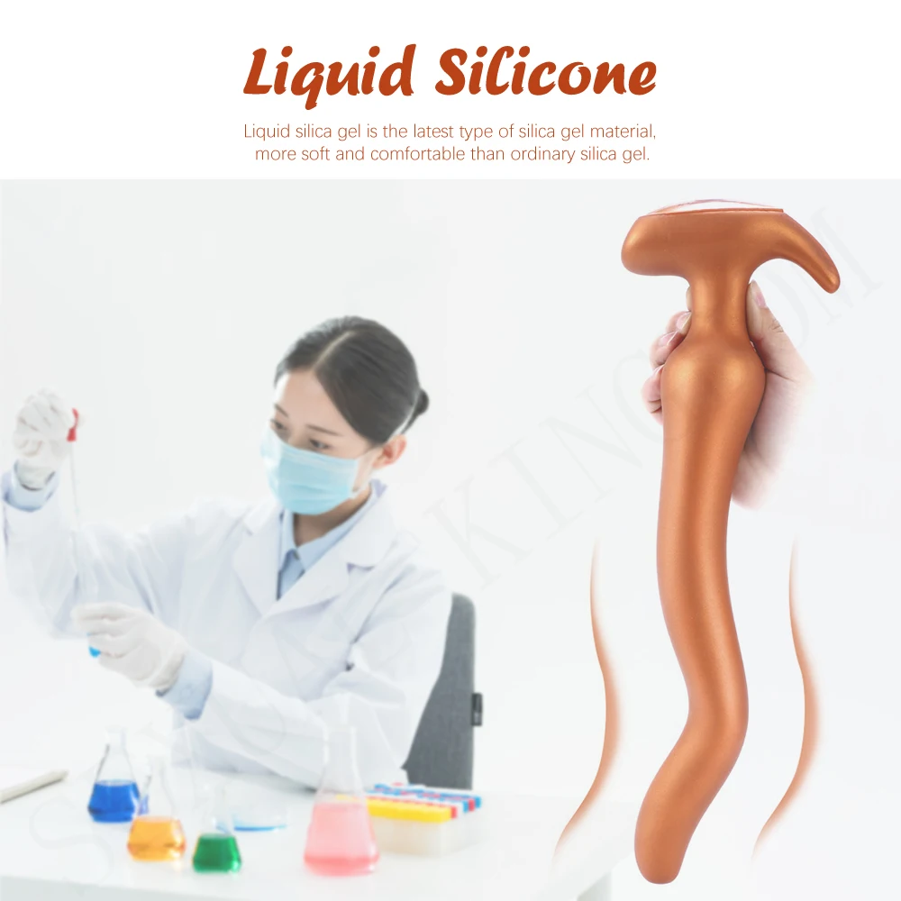 Силиконовый фаллоимитатор для анальной пробки мастурбатор ануса стимулятор