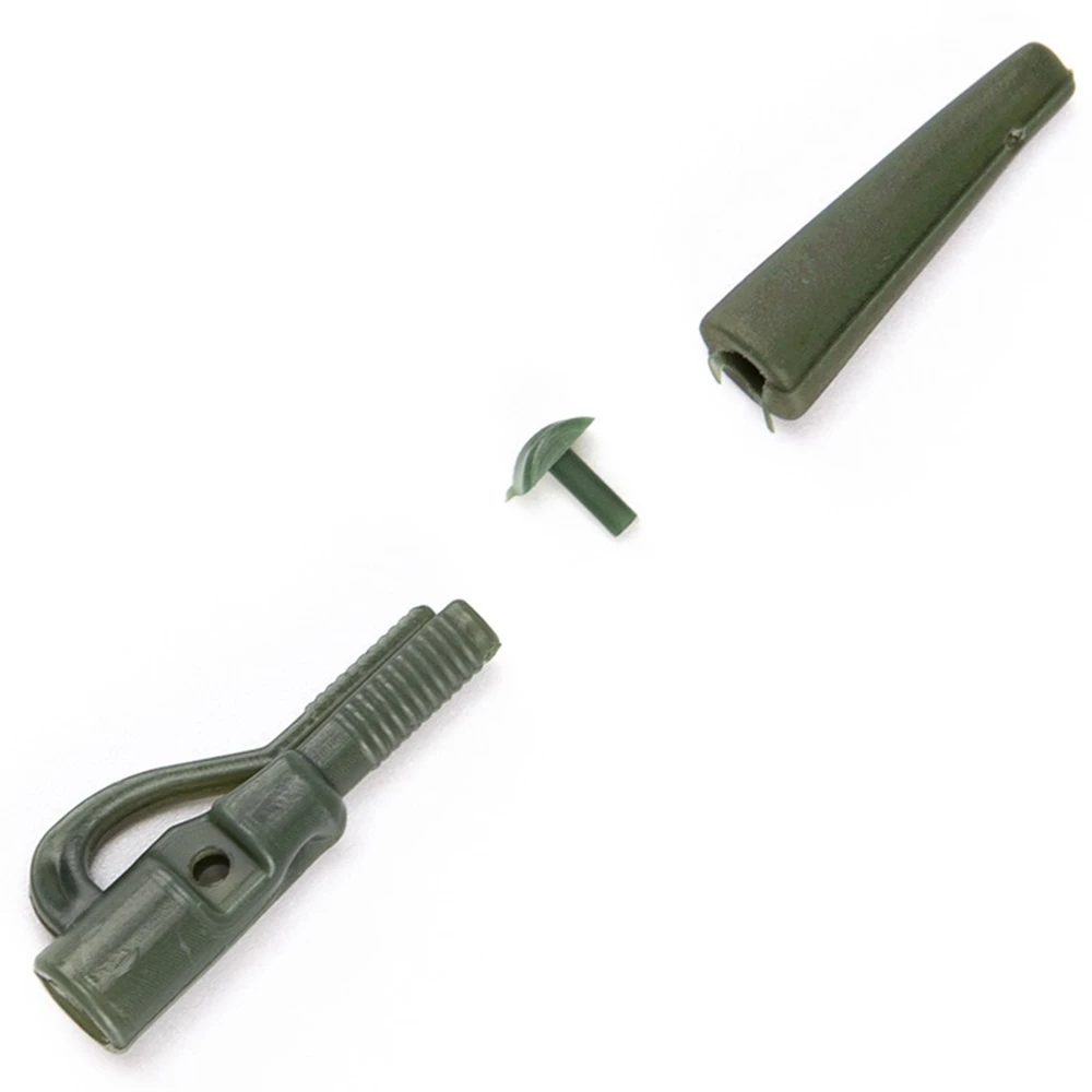 

50Set/Bag Fishing Carp Terminal Tackle Safety Lead Clips with Pins Tail Rubber Tubes Carp Fish Tackle Tool New