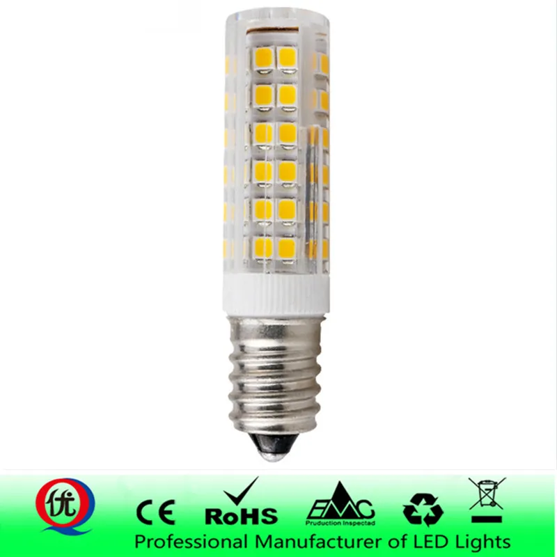 Миниатюрсветодиодный Светодиодная лампа кукуруза E14 7 Вт 9 12 15 220 В светодиодная