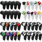 10 шт.компл. градиентные чехлы с железной головкой для гольфа чехлы с железными головками и клиньями Чехлы 4-9 ASPX