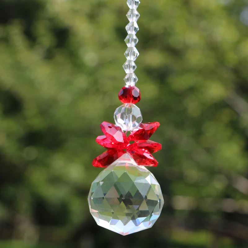 8 шт. 20 мм подвесной Ловец снов хрустальный шар призмы домашний сад коллекция