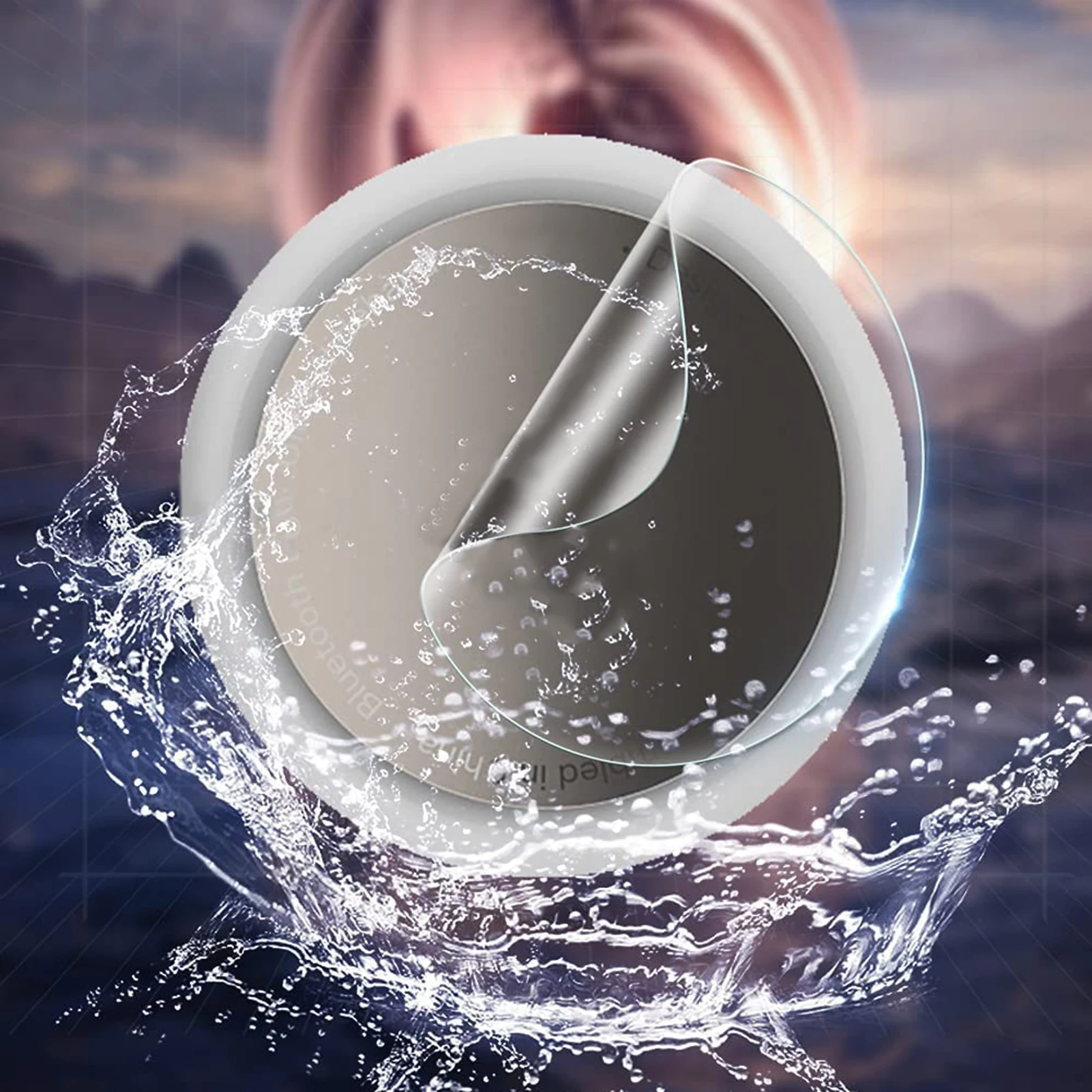 

Подходит для Apple airtag защитная пленка предотвращает потерю воды самосвертывающаяся пленка трекер airtag невидимая защитная пленка