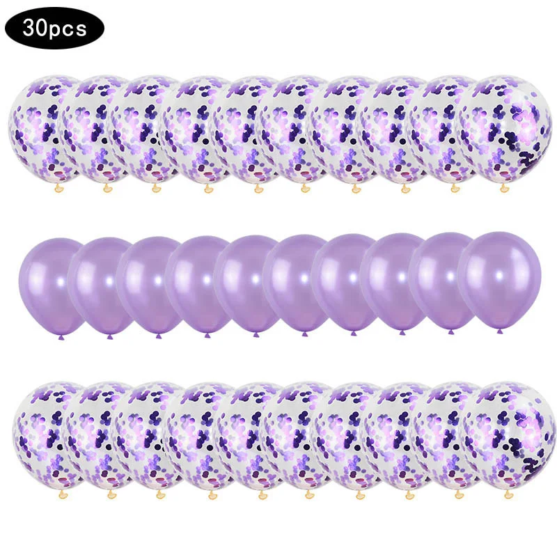 30 шт./компл. дешевый латексный воздушный шар &quotКонфетти&quot наборы для свадебной