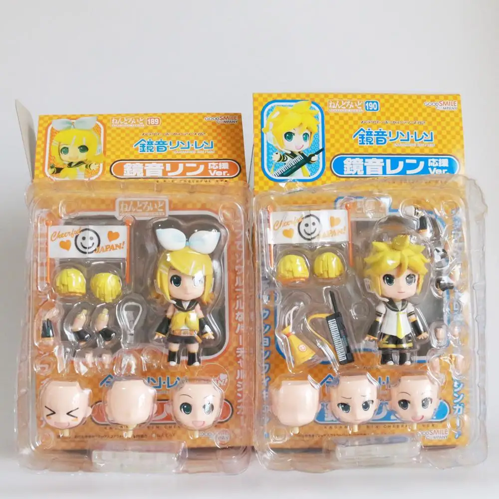 2 шт./компл. классический Vocaloid Idol GS Company Nendo Kagamine Rin Len 189 190 Веселая японская версия