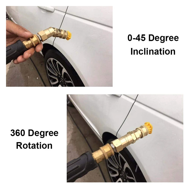 Набор аксессуаров для мойки высокого давления 7 наконечники распылителя 360