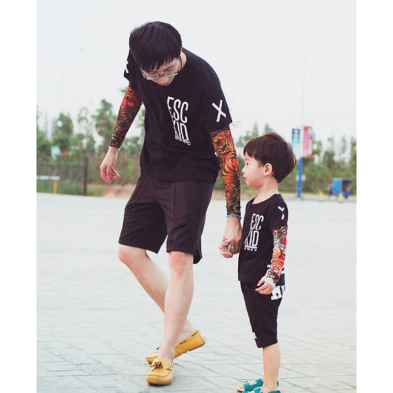 2021 летний Семейный комплект одежды футболки с длинным рукавом для матери отца