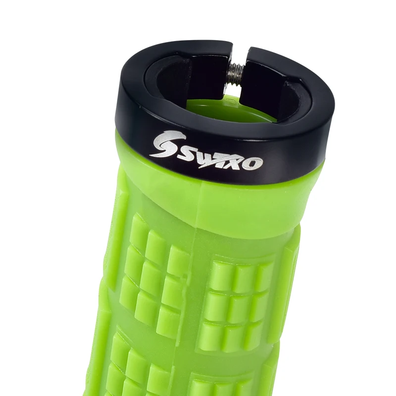 Велосипедные ручки противоскользящие резиновые велосипедные из ТПУ с замком