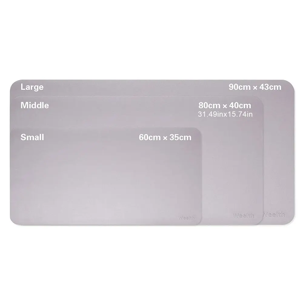 

Waterproof PU Leather Desk Mat Double-sided Mouse Pad Laptop Durable Desk Mat Non-slip Oil-resistant Mat