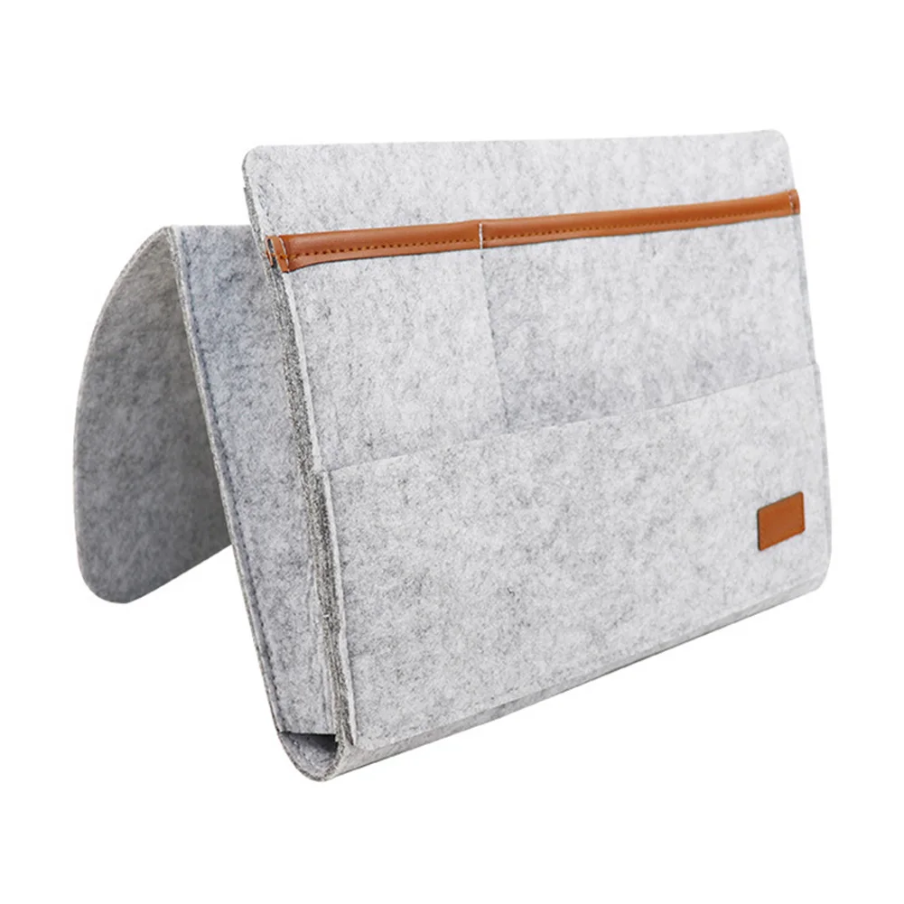 Фетровая подвесная сумка прикроватный держатель для хранения кровать карманы