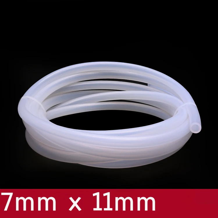 Прозрачный Внешний диаметр 7 мм x 11 внешний для пищевых продуктов нетоксичный