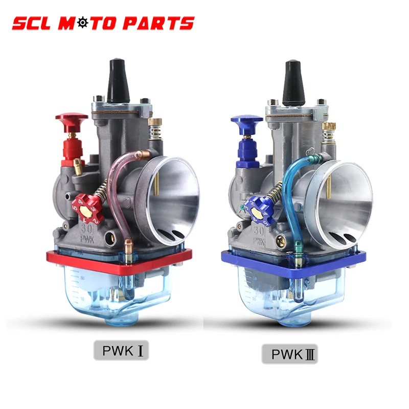 Синий карбюратор ALconstar PWK 28 30 32 34 мм для Keihin с Power Jet Yamaha Suzuki Honda KTM 125 300cc внедорожный