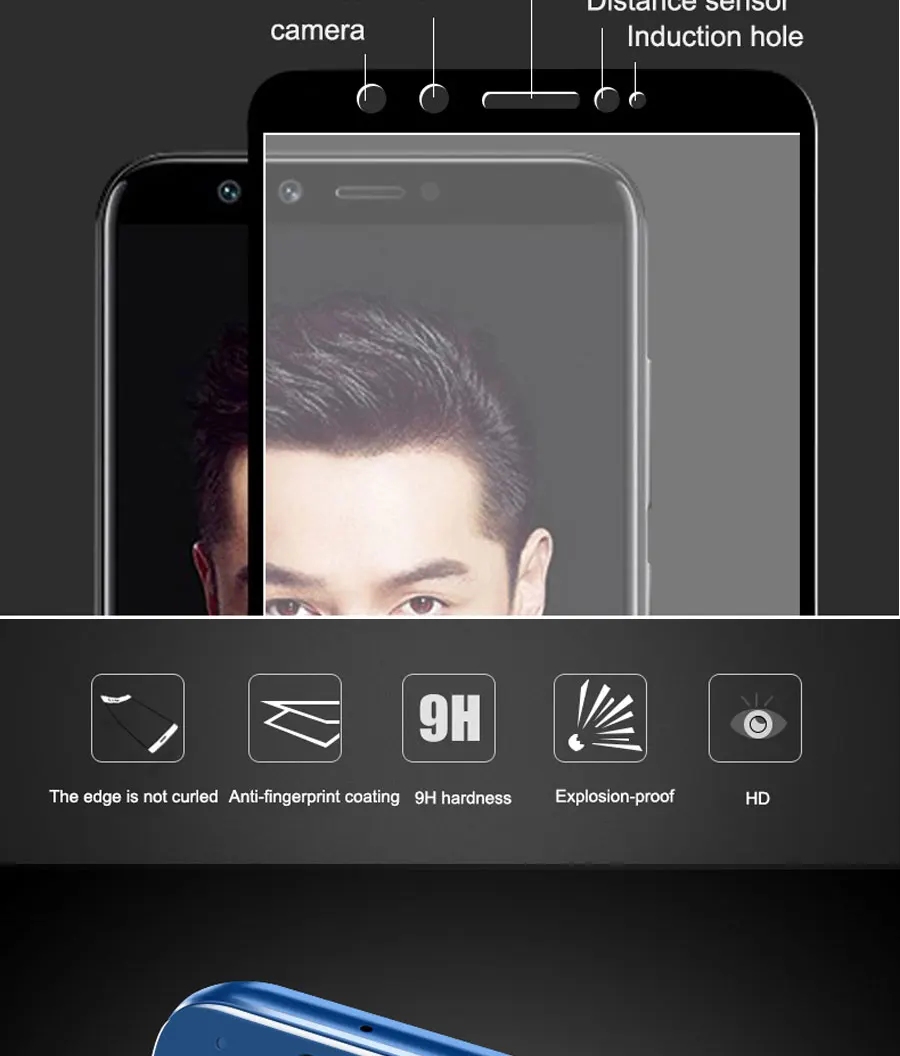 3D закаленное стекло на huawei honor view 20 10 V20 V10 Защита экрана для honor 10 9 8 Lite V9 V8 полная крышка защитная пленка
