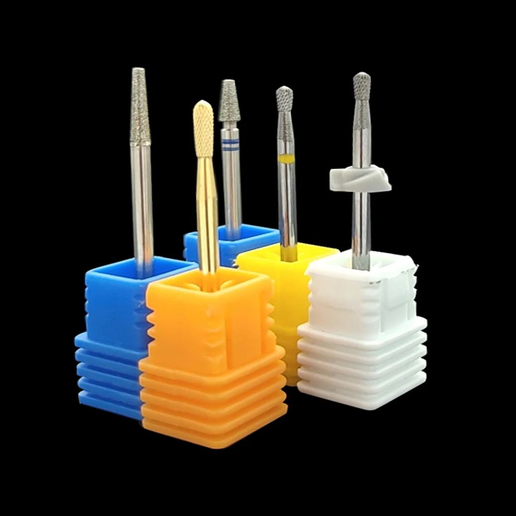 5 Type Tungsten Carbide Milling Cutter Burrs Nail Drill Bits Machine Nail Cutter Nail File Manicure For Nail Care Nail Art