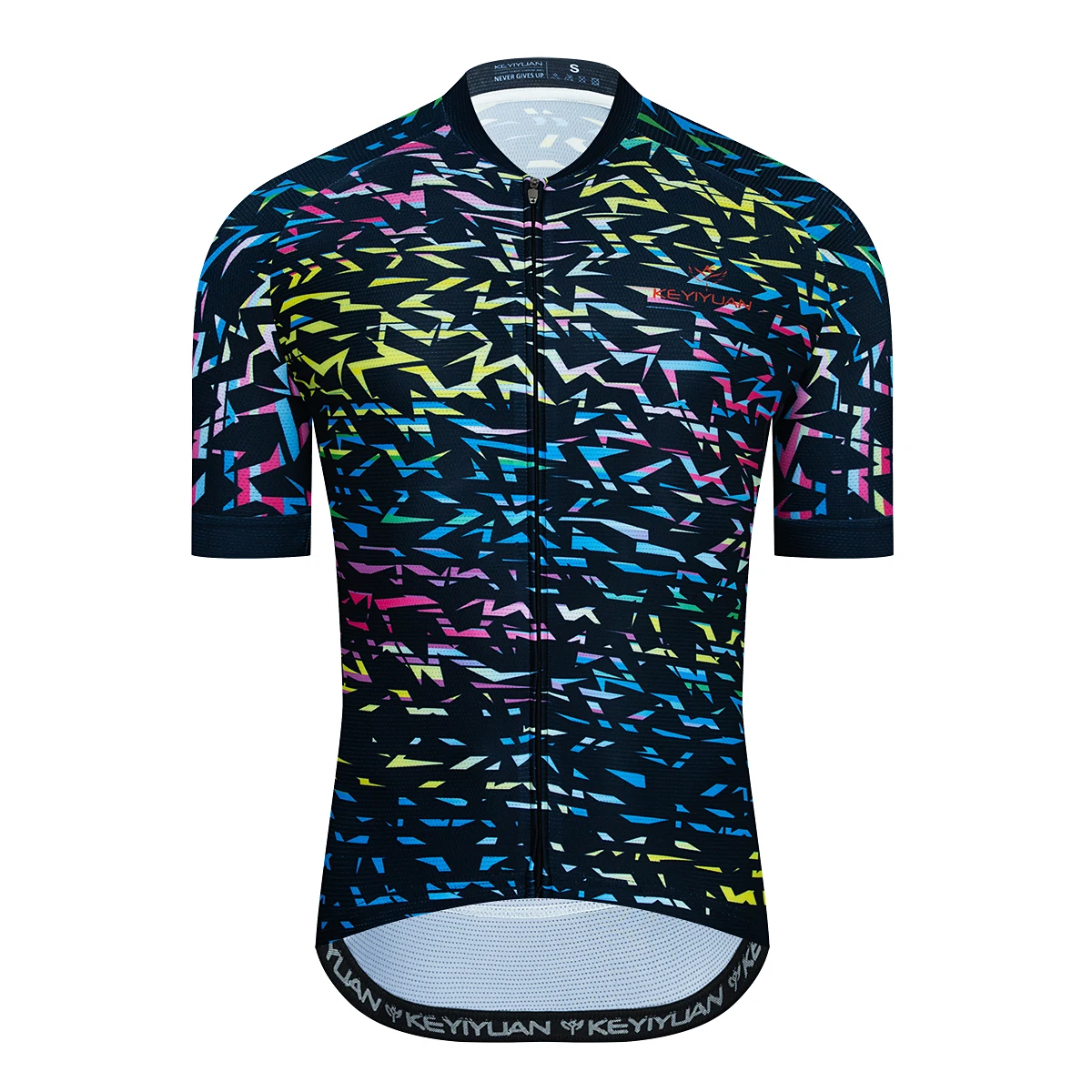 

KEYIYUAN 2023 Men Short Sleeve Cycling Jersey Tops Outdoor Mountain Bike Sports Wear Road Bicycle Clothing Camisas Ciclista