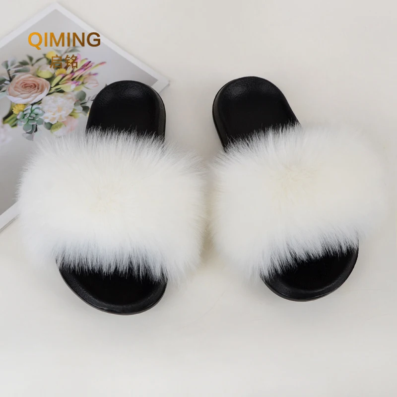 Шлепанцы женские из искусственного меха сланцы искусственный мех пушистые