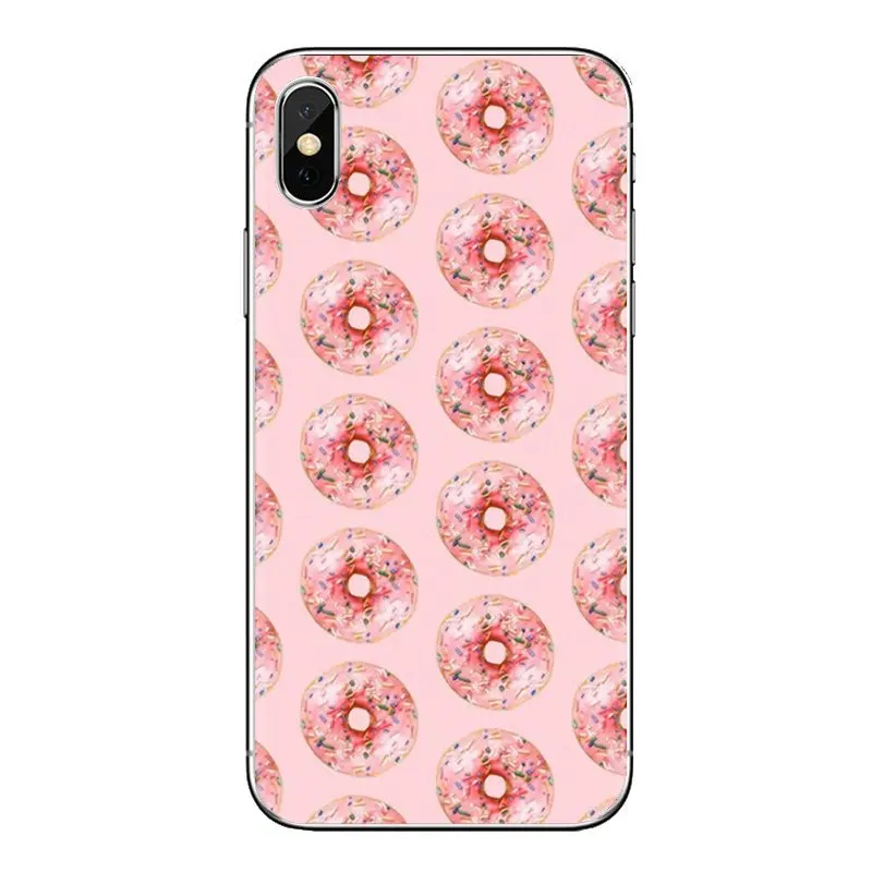 Пончики для iPod Touch Apple iPhone 4 4s 5 5S SE 5C 6 6S 7 8 X XR XS Plus MAX мягкие прозрачные чехлы |