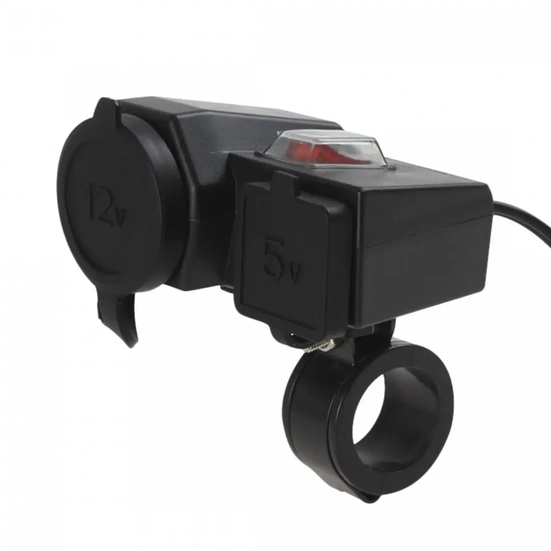 HX 5025 водонепроницаемый мотоцикл руль прикуриватель адаптер питания розетка