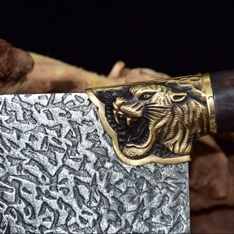 Кухонный нож Longquan ручной работы из кованой нержавеющей стали для измельчения