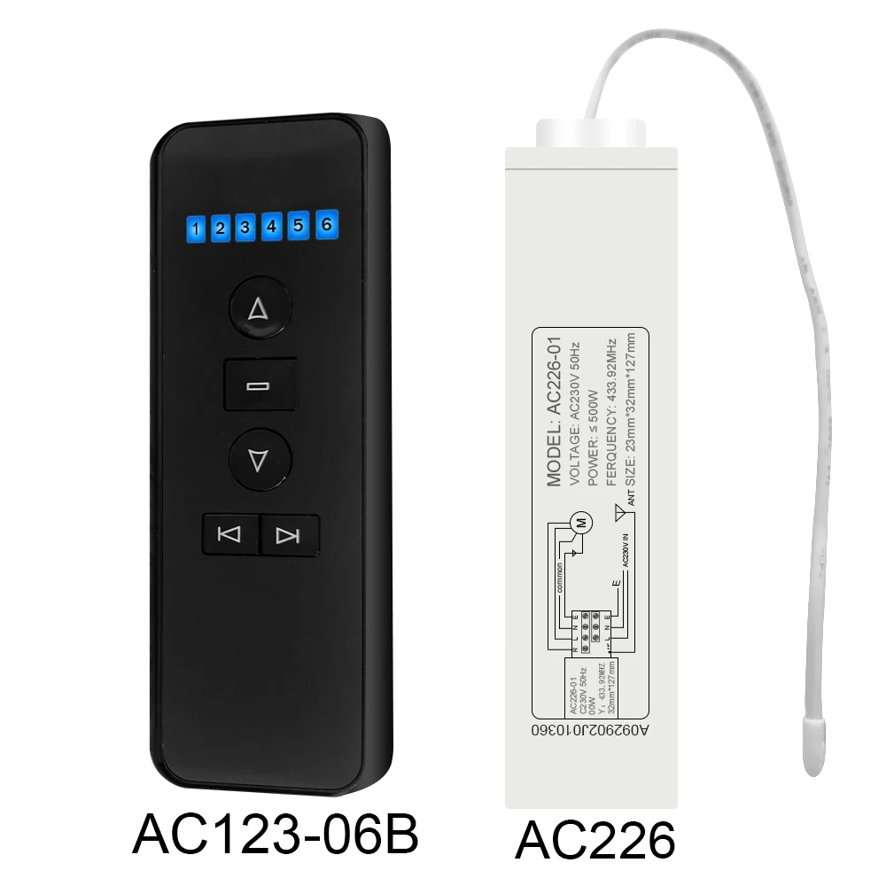 Универсальный беспроводной ручной пульт дистанционного управления anysan6ch Rf 433 92