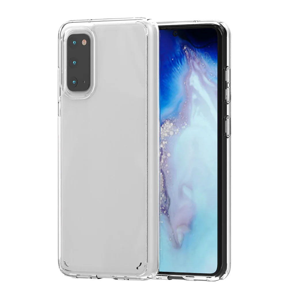 

Tpu and pc material custom transparent cell phone case for Samsung S20