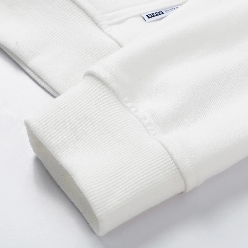 Толстовка мужская с длинным рукавом черная белая синяя красная|Мужские