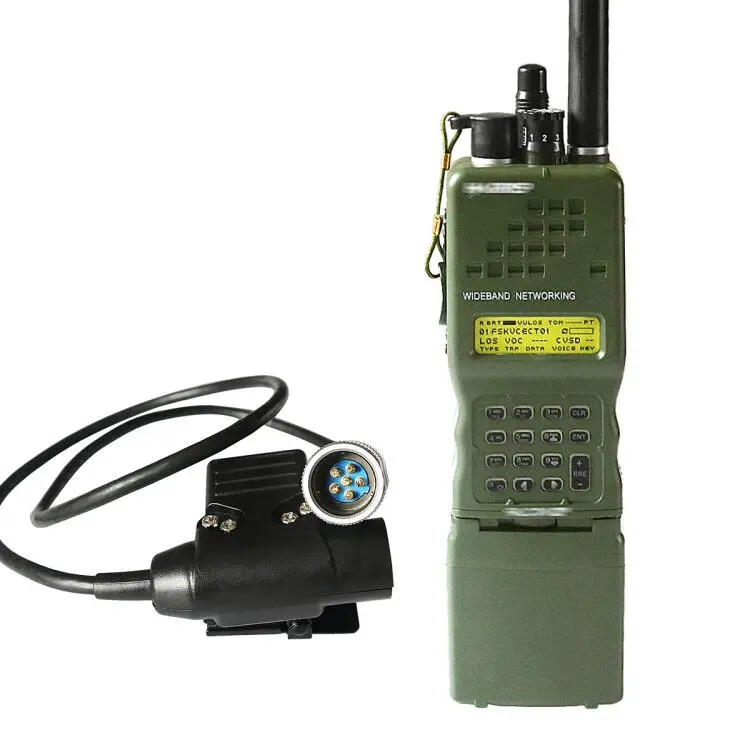 Тактический AN/PRC-152 PRC152 HarrisDummy чехол для радио, без функции, военная рация-Walkie модель для Baofeng Радио с U94 6 Pin ptt - Цвет: Зеленый