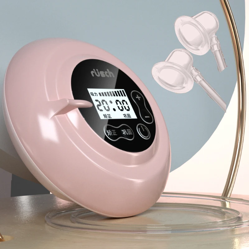 Corrector aspirador el&eacute;ctrico para pezones, succionador plano indoloro, tirantes de reparaci&oacute;n, abrazaderas de correcci&oacute;n-0