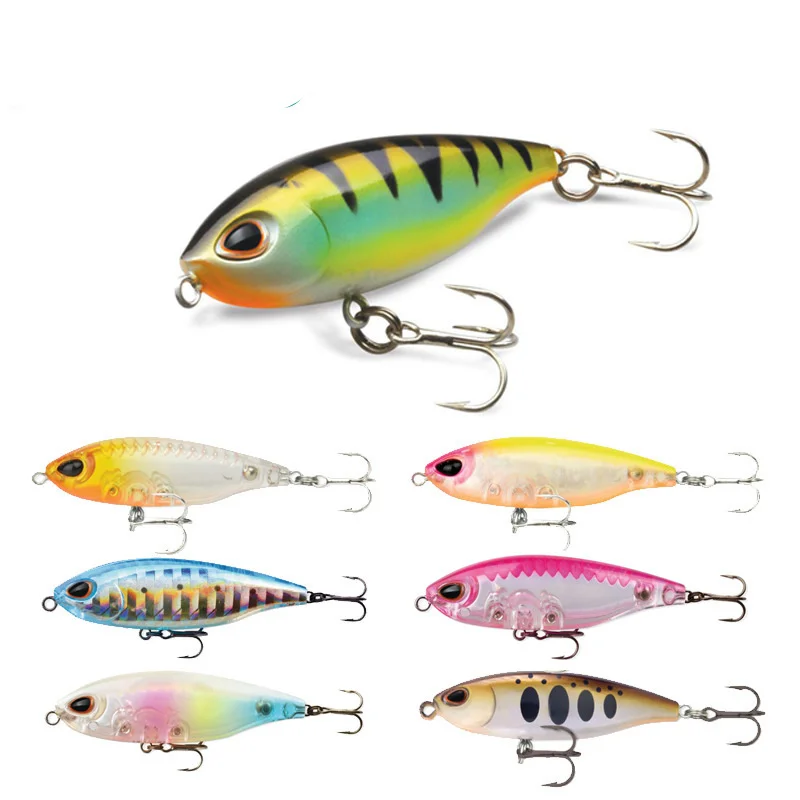 

1 mini cartridge fishing bait 45mm 3g artificial topwater Japan hard bait minnow swim low carp fishing trout